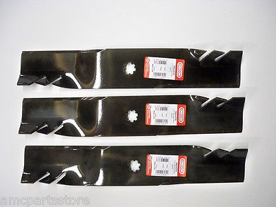 17" Set of 3 Gator G5 Fusion Blades for John Deere AM137757, AM141035, GX21784, GY20852 Windsor 50-2081