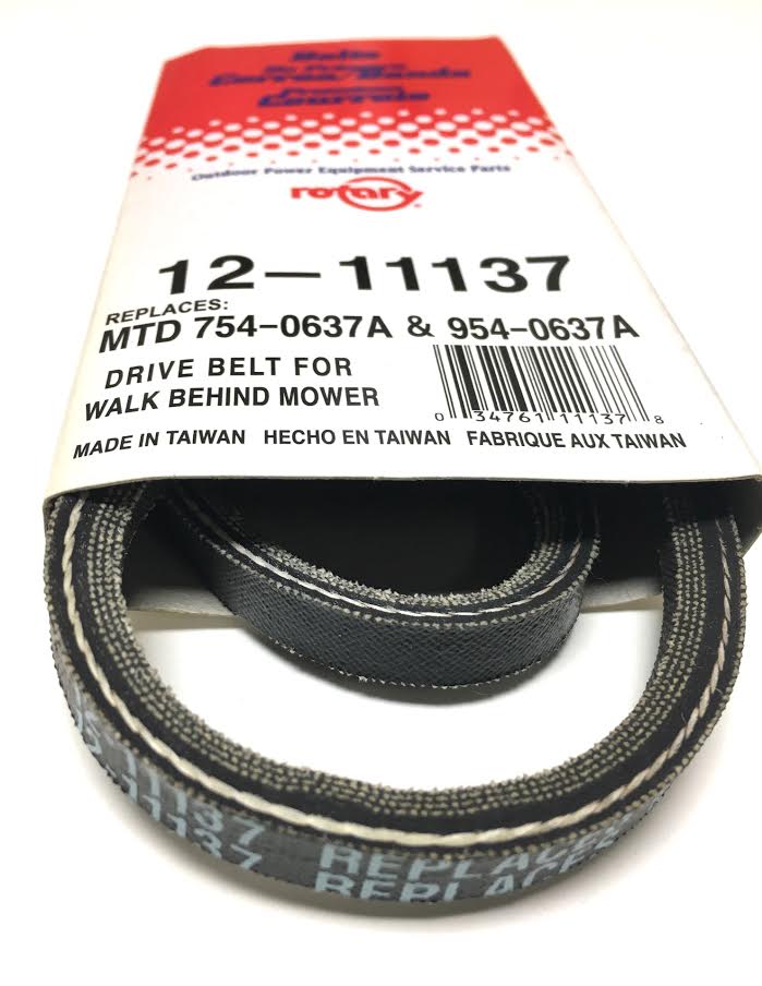 754-0637, 954-0637, 754-04101, 954-04101, 754-04082 MTD, Cub Cadet 3/8" X 31-1/4" Belt - Image 3
