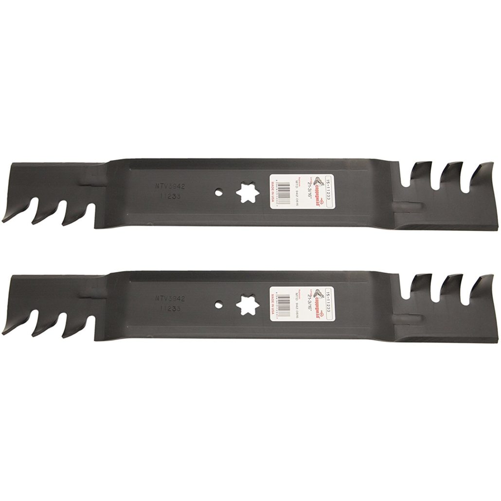 Set of 2 Mulching Blades for MTD, Cub Cadet 7420616, 7420616A, 942