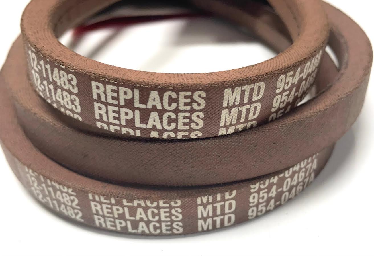 Set of 2, Both Variable Speed Belts Compatible With 754-0467, 754-0468, 954-0467, 954-0468, 7540467, 9540467 - Image 2