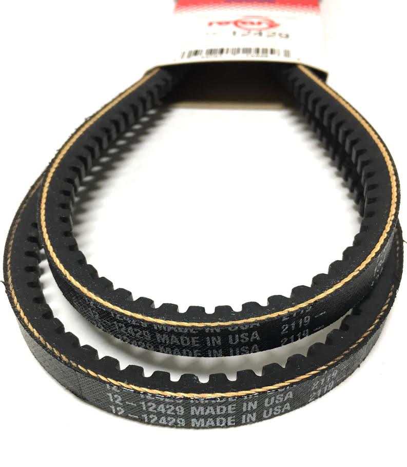 3/8" X 35" Set of 2 Cogged Snow Thrower Belts for MTD 754-0430, 754-0430A, 754-0430B,  954-0430, 954-0430A, 954-0430B - Image 3