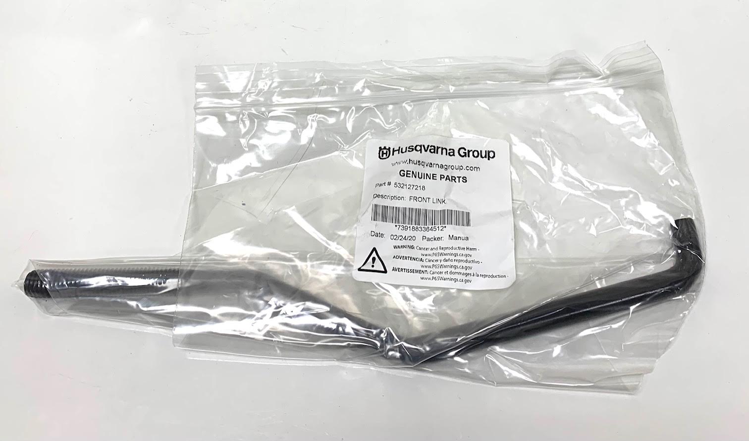 Front Suspension Link Compatible With 127218, 532127218 Includes 175689 Trunnion, Lock Nut/Jam Nut For 73800800 73350800, Clips For 163552 Or 3146R - Image 2