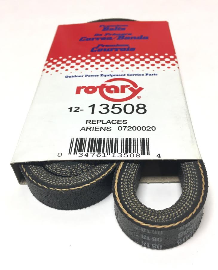 7200020, 07200020 Belt, Ariens Snowthrowers, Made With Aramid 1/2" X 37-7/64"