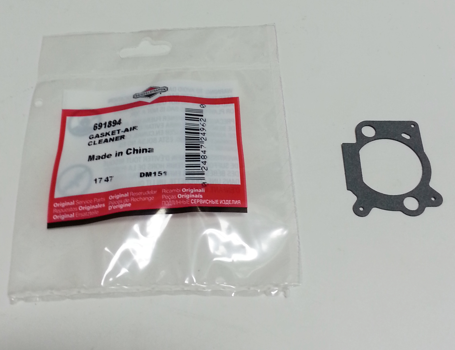 Briggs & Stratton 691894 Air Cleaner Gasket