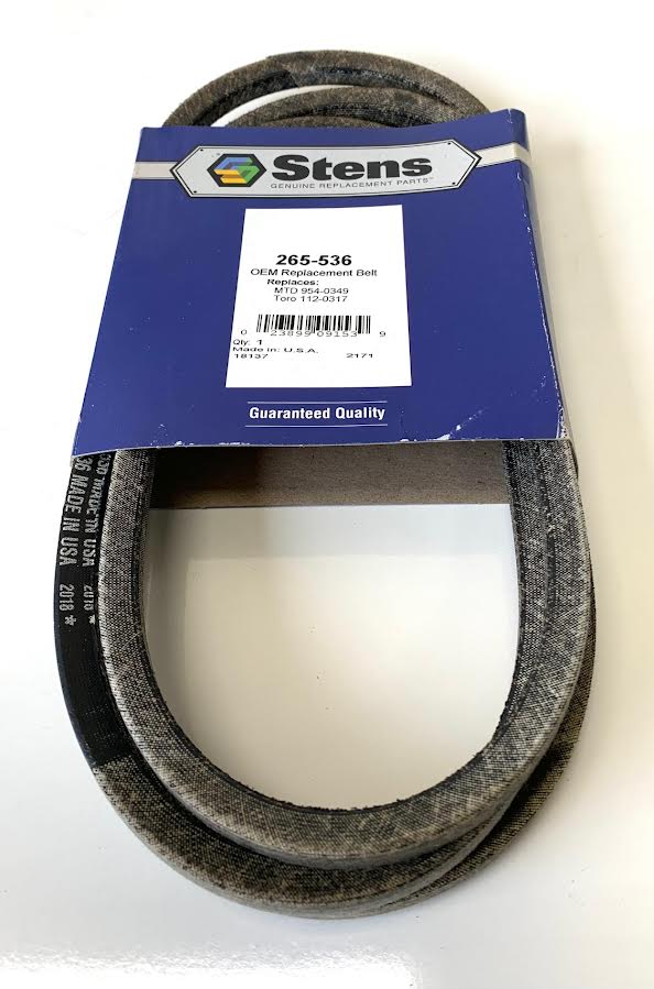 1/2″ X 79.25″ Quality Belt for MTD, Cub Cadet 754-0349, 954-0349, OEM-754-0349 Craftsman SPM201670500 Toro 112-0317 - Image 2