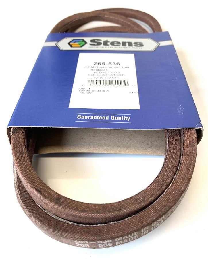 1/2″ X 79.25″ Quality Belt for MTD, Cub Cadet 754-0349, 954-0349, OEM-754-0349 Craftsman SPM201670500 Toro 112-0317