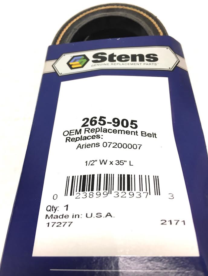 1/2" X 35" Belt For Ariens 07200007, 7200007 Snow Thrower Belt - Image 4