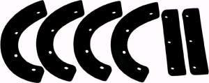 Paddle Set Compatible with Honda 72523-747-000, 72522-747-000, & 72521-747-000 - Image 2
