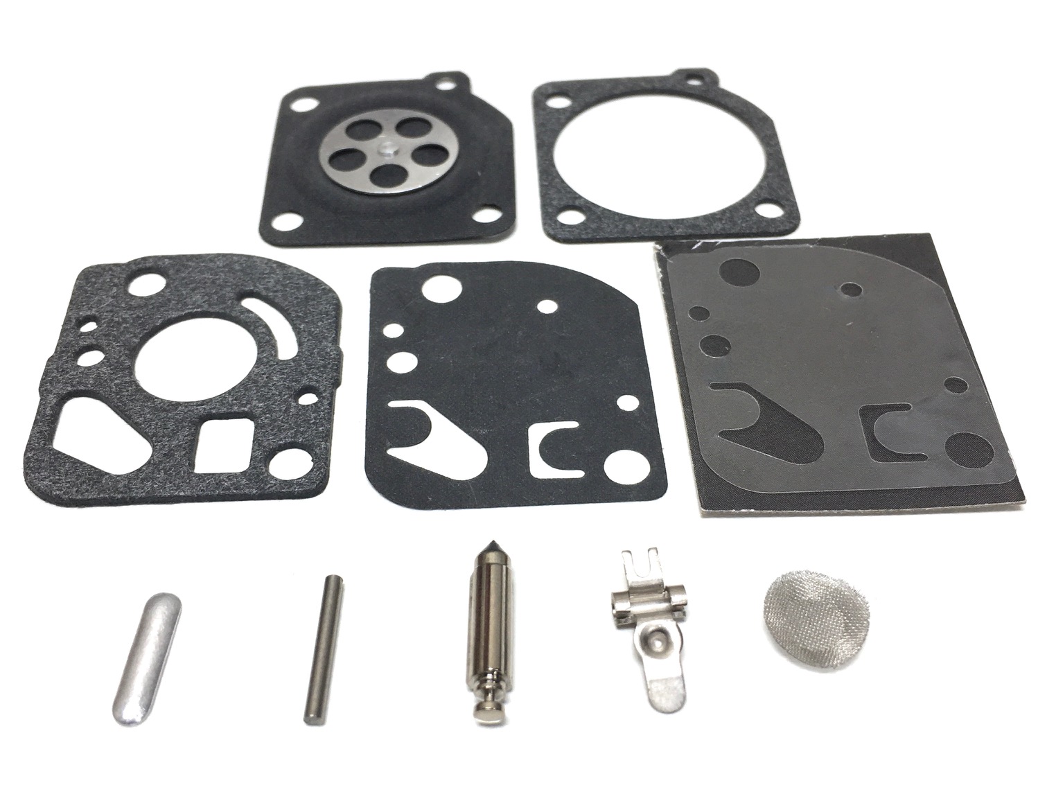 Carburetor Rebuild Overhaul Kit Compatible With: Zama RB-64. Works With Up To 25% Ethanol In Fuel