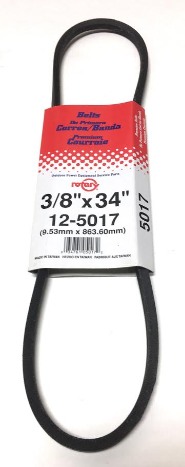 3/8″ X 34″ Snow Blower Belt for MTD 754-0153, 754-0273, 954-0273 Murray 50273, 51249, 53443 John Deere M73604, M77167 - Image 3