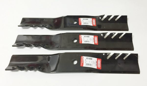 Set of 3, G5 3-In-1 Mulching Blades Compatible With MTD Cub Cadet 742-3013, 759-3857, 759-3820, Or 759-3841. Made in USA