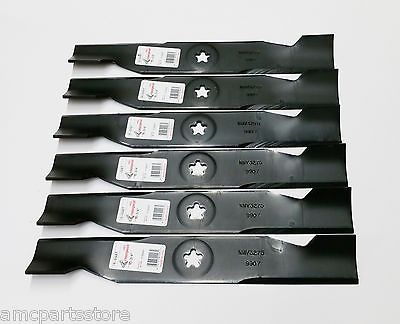 16-3/4″ Set of 6 High Quality Blades for Craftsman, Poulan, Husqvarna 173920, 180054, 512258301, 532180054, 539107519 - Image 2
