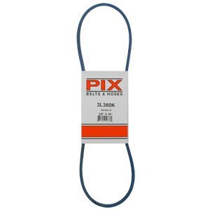 3/8" X 36" Blue Snow Blower Belt 3L360 Made w/ Kevlar 72131 07213100 07200114 M126989 754-0168 - Image 2