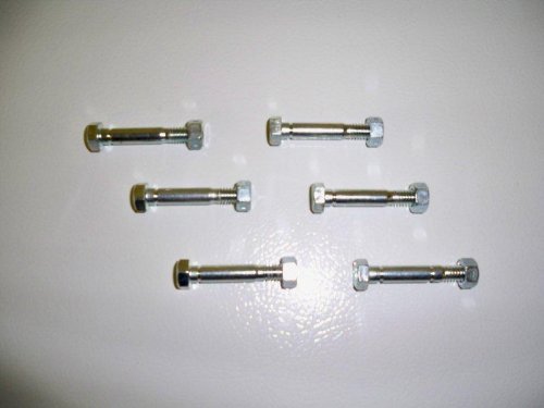 6 Pack, Shear Pins & Nuts Compatible With MTD 710-0891, 910-0891A and 712-0158 (nut) - Image 2