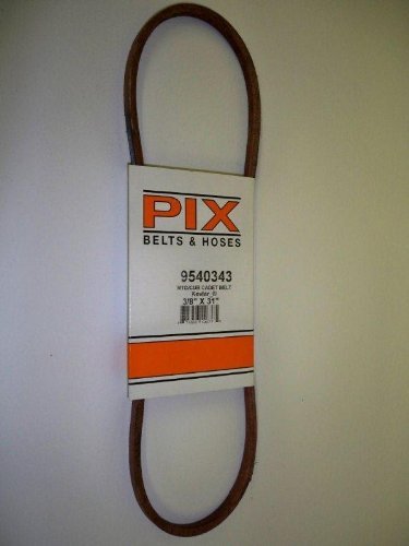 3/8" X 31" Snow Thrower Belt For MTD Craftsman Belt 754-0343, 954-0343, 9540343 7540343 - Image 2