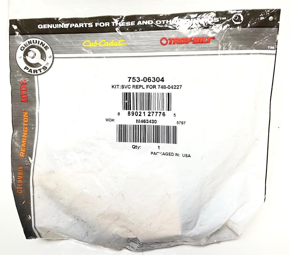 Original Cub Cadet Blade Adapter Kit 753-06304, 748-04096, 748-04227 MTD