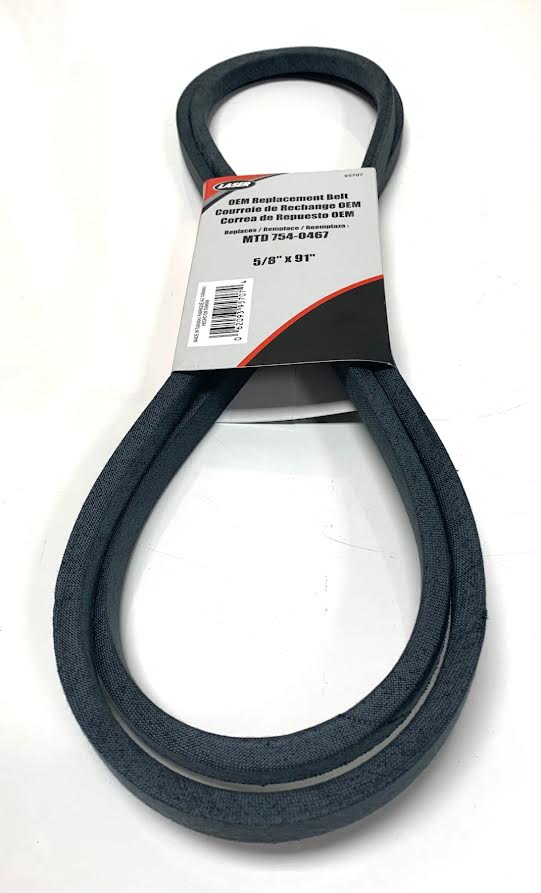 5/8" X 91" Belt Made With Kevlar for with MTD Cub Cadet 754-0467, 754-0467A, 954-0467, 954-0467A Toro 112-0301 - Image 2