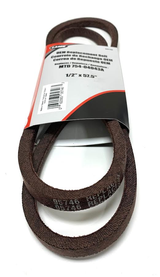 1/2″ X 57.5″ Belt Made With Kevlar for MTD Cub Cadet 754-04043, 754-04043A, 754-04043B, 954-04043, 954-04043A, 954-04043B