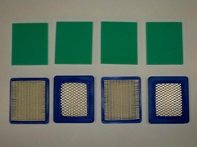 Set of 4 Air Filters & Pre-Filters for Briggs & Stratton: 4101, 4101CS, 491588, 491588B, 491588S. John Deere: AM116236, LG491588, LG491588S - Image 2