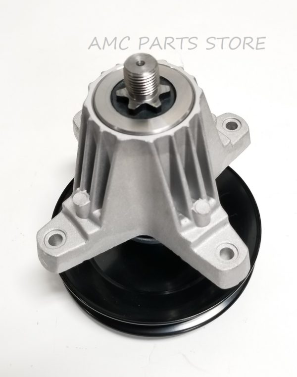Spindle Assembly and Pulley Compatible With MTD Cub Cadet Troy-Bilt 618-06979 918-06979 - Image 2