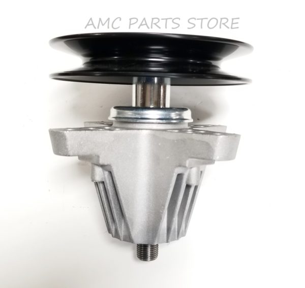 Spindle Assembly and Pulley Compatible With MTD Cub Cadet Troy-Bilt 618-06979 918-06979