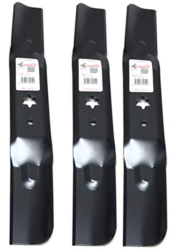 17-1/4" Set of 3 High Quality Blades for MTD, Cub Cadet 742-05052A, 942-05052A