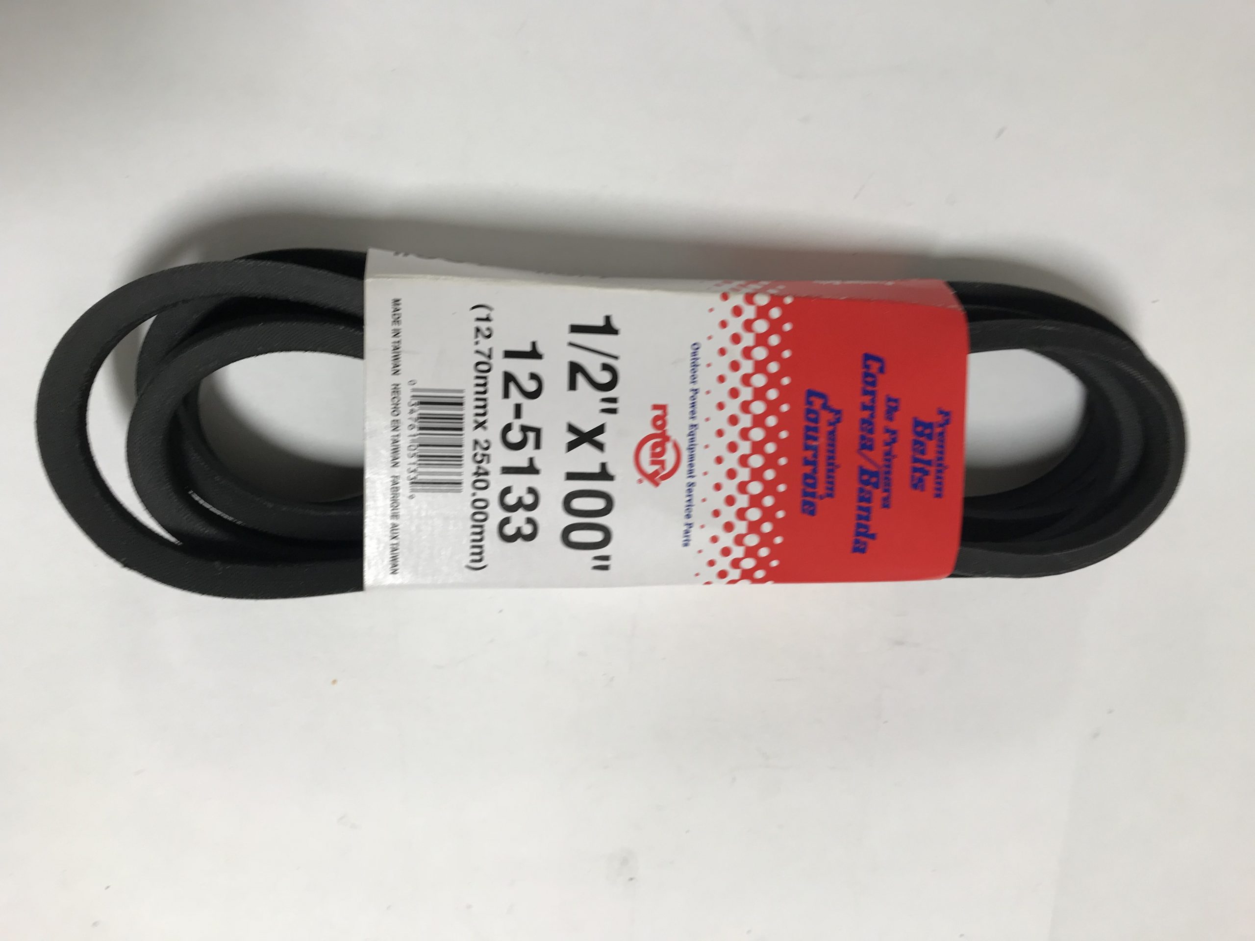 1/2" X 100" Quality Belt for Craftsman, Husqvarna 3103J, 3703J, 532003703, 7303J MTD 754-0181, 954-0181 John Deere M89840