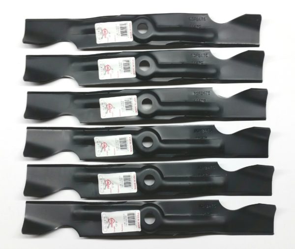 Set of 6 Blades for Cub Cadet 742-04068, 742-04068A, 742-04068C, 759-04047, 942-04068, OCC-742-04068 Windsor 50-2139
