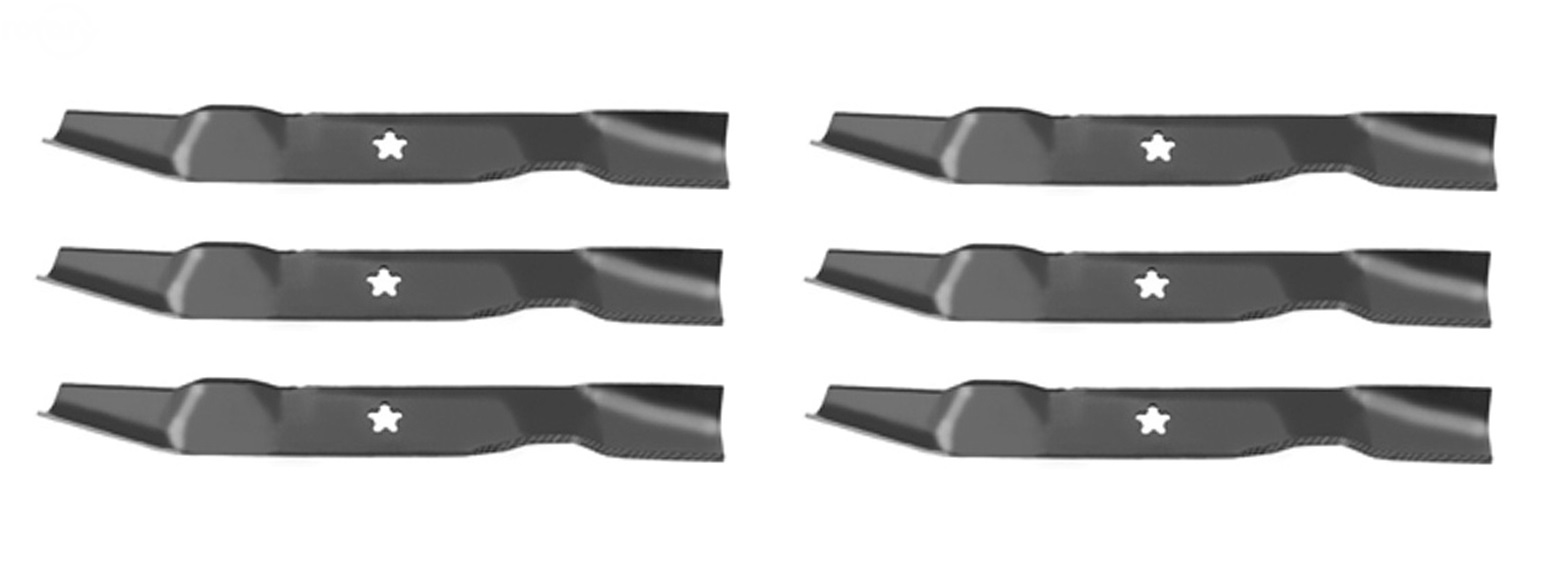 6 Blades Made in USA 21-1/16" Compatible With 139775 532139775, Poulan, Husqvarna, Craftsman