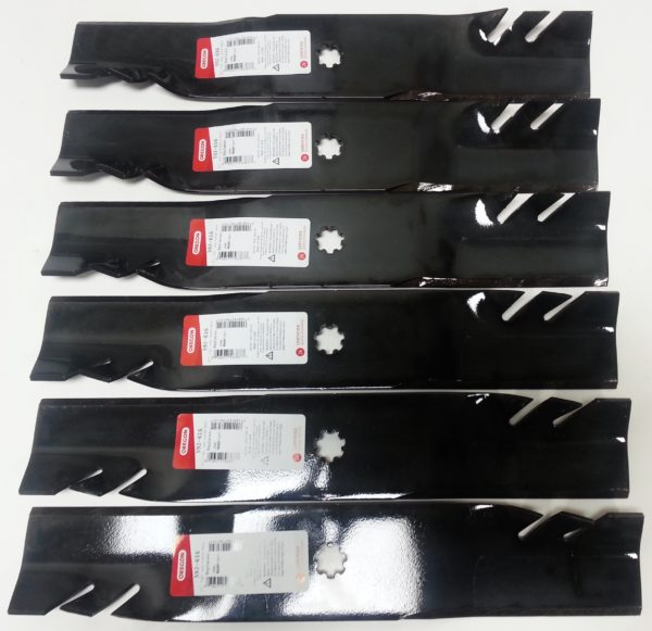 Set of 6 Gator G5 Fusion Blades for John Deere: AM137757, AM141035, GX21784, GY20852. Windsor: 50-2081. 17″