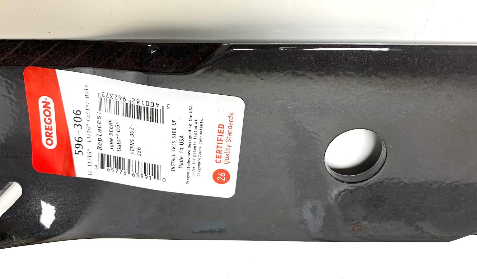 3 Gator Fusion 3-In-1 Mulching 18-5/8" blades to Replace John Deere M115496, M111532, M114582, M113518, M115329, M135590, M76467, GY20569 (Set of 3) - Image 4