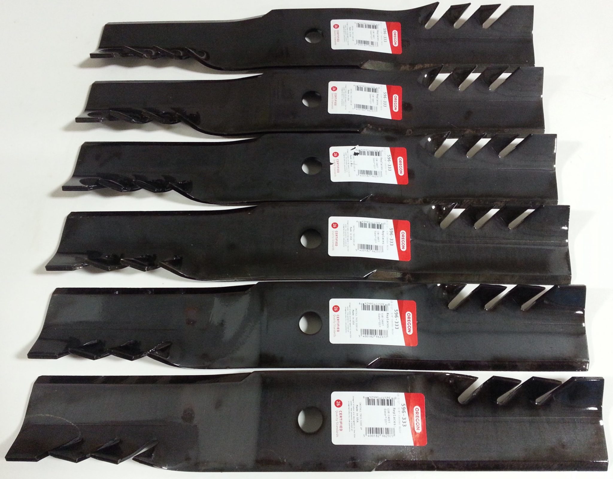 thumbnail image 2 of MowerPartsGroup Reaper Mulching Blades 6-Pack - Fits Cub Cadet 50" Deck 742-04053 - Made In USA 2 of 6