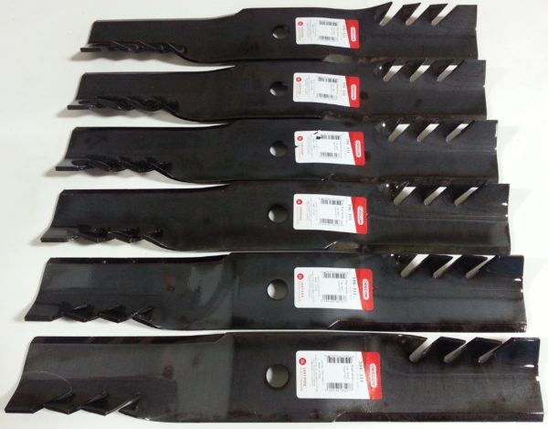 Set of 6, G5 3-In-1 Mulching Blades Compatible With MTD Cub Cadet 742-3013, 759-3857, 759-3820, Or 759-3841. Made in USA