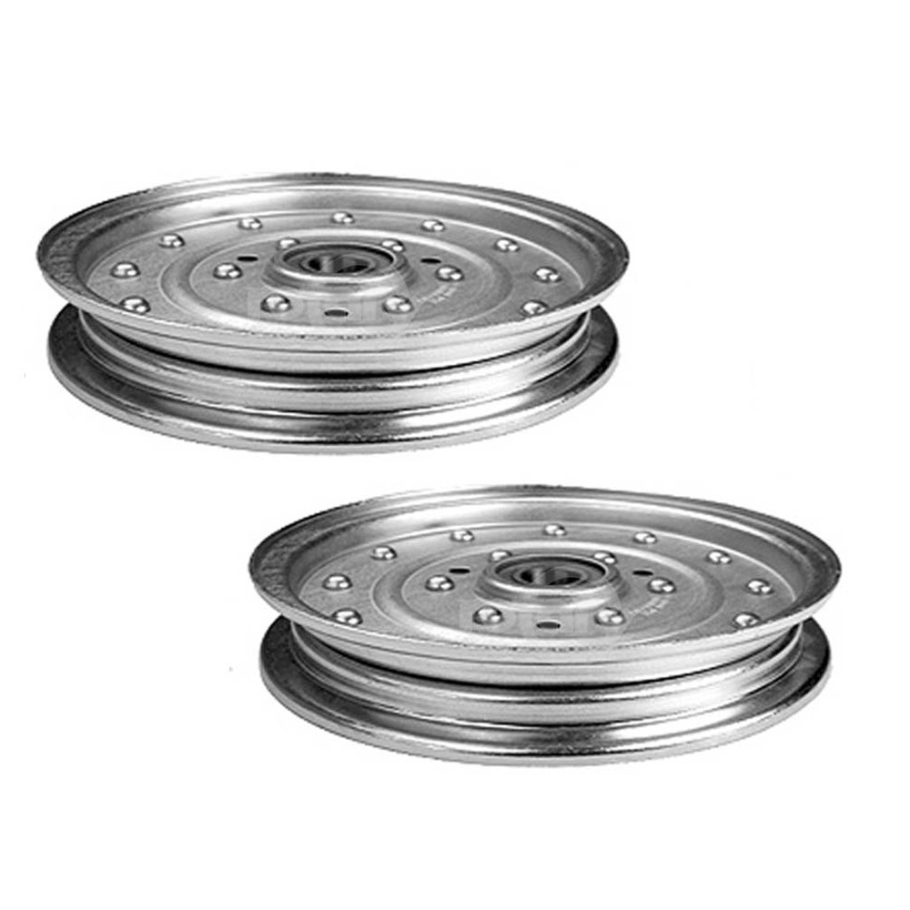 Set of 2 Idler Pulleys Compatible With: Exmark Toro 1-633109, 11-64667, 1164667: Husqvarna 539102610