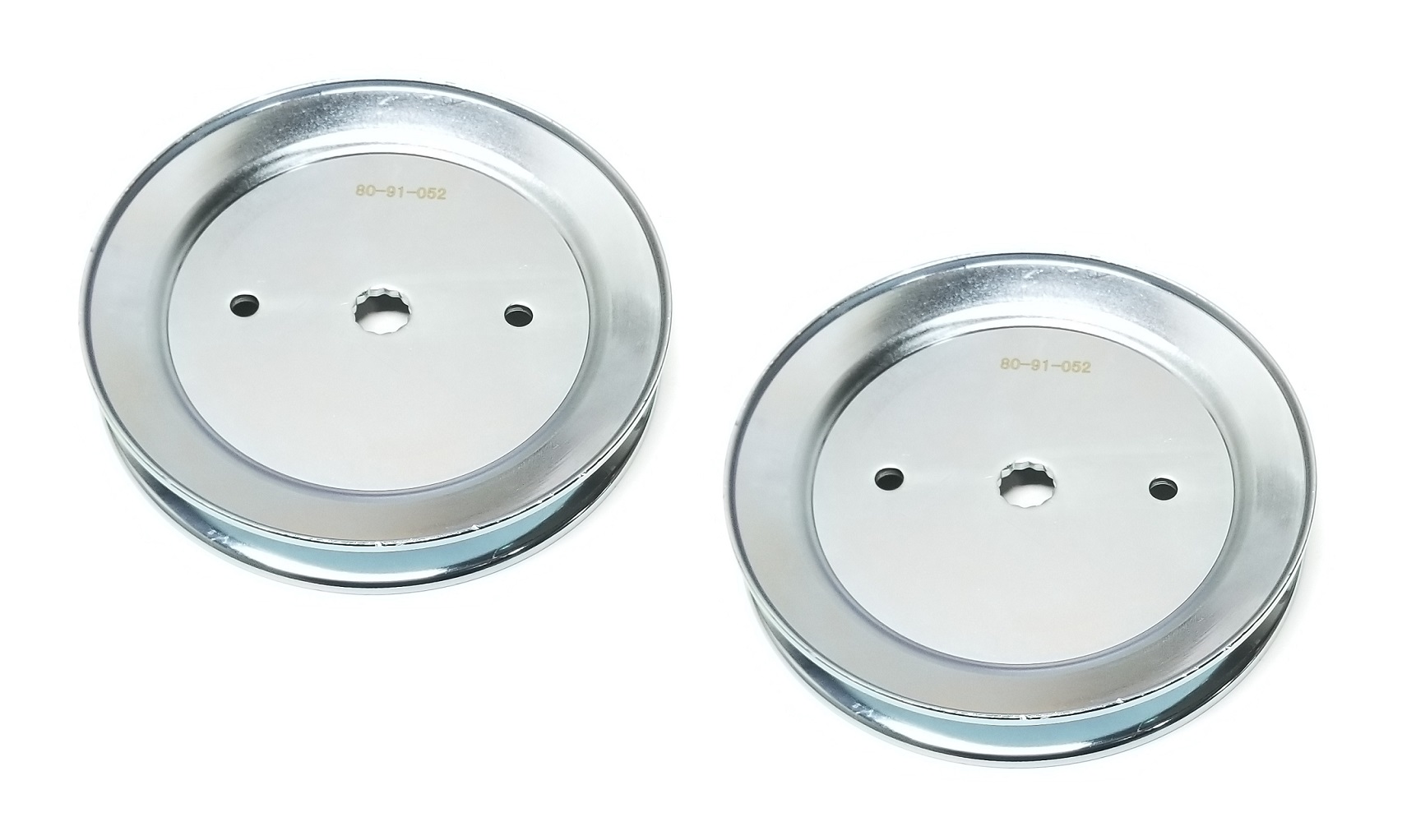 Set of 2 Spindle Pulleys for Craftsman, Poulan, Husqvarna 195945, 197473, 532195945, 532197473 Snapper 705115, 709731 Ariens 21546446