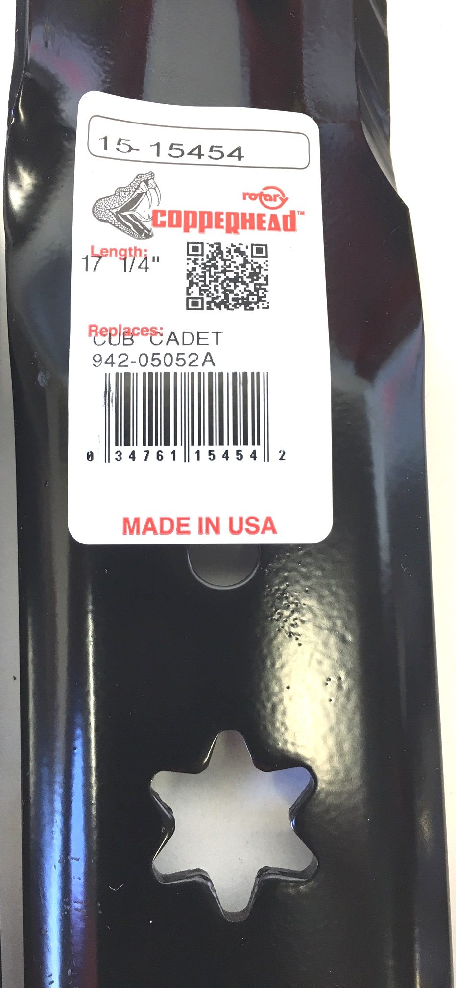 17-1/4″ Set of 6 High Quality Blades for MTD, Cub Cadet 742-05052A, 942-05052A - Image 2