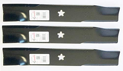 16-1/4" Set of 3 Blades for Husqvarna, Dixon, Yazoo, Snapper, Kees 539113425, 575296401