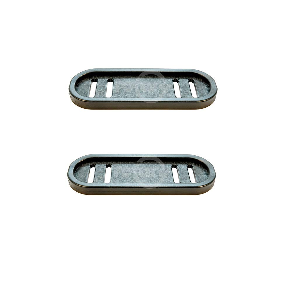 Pack of 2 Polymer Skid Shoes for Snowblowers