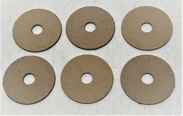 Set Of 6 Hard Fiber Washers Compatible With Grasshopper 421200