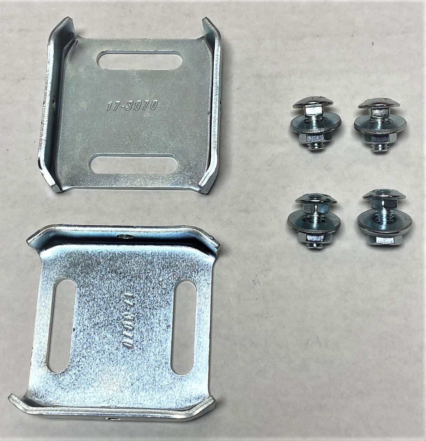 Set of 2 Snow Thrower Skids & Hardware for Murray 1740718AYP, 1740718HMA, 1740718TMA, 301380E701, 301380E701MA