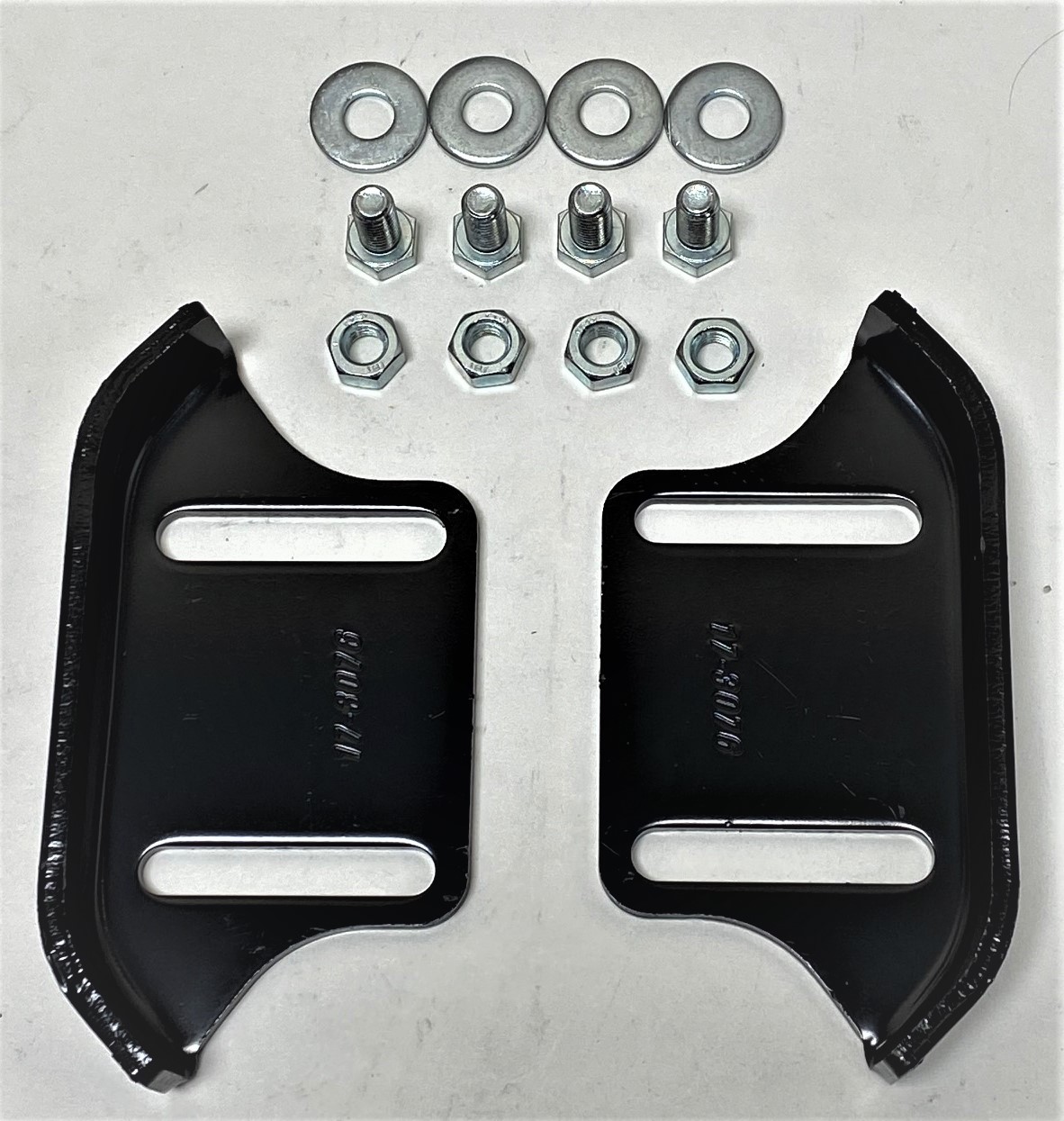 Set of 2 Snow Thrower Skids & Mounting Hardware for Honda 76153-736-010, 76153-736-000, 1878628