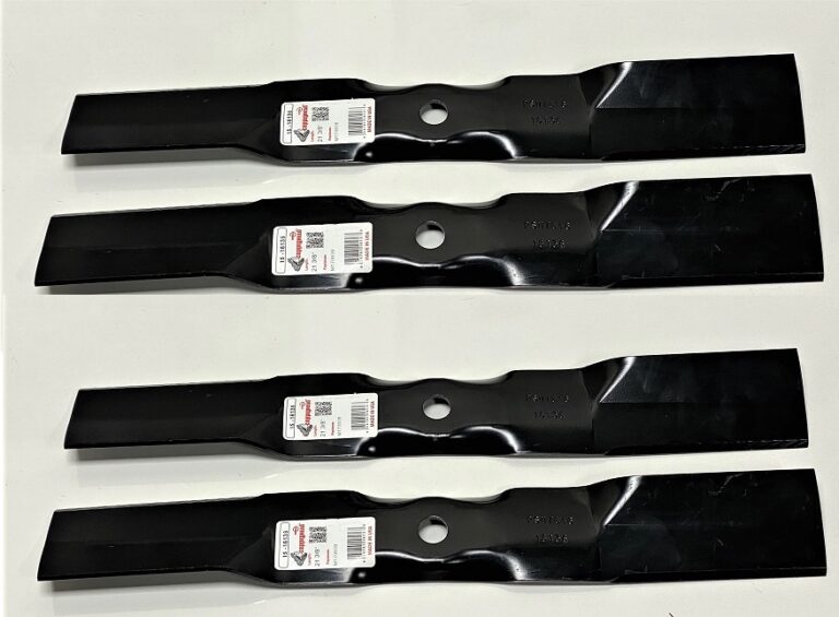 Set of 4 Low Lift Blades for John Deere GY20683, M170639, UC22008. Set of 4 Low Lift Blades for