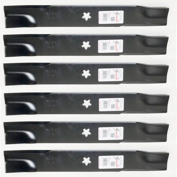 Set Of 6 Blades for HUSQVARNA 539-112079, 539112079, EZ4624, EX4822, EZ5221