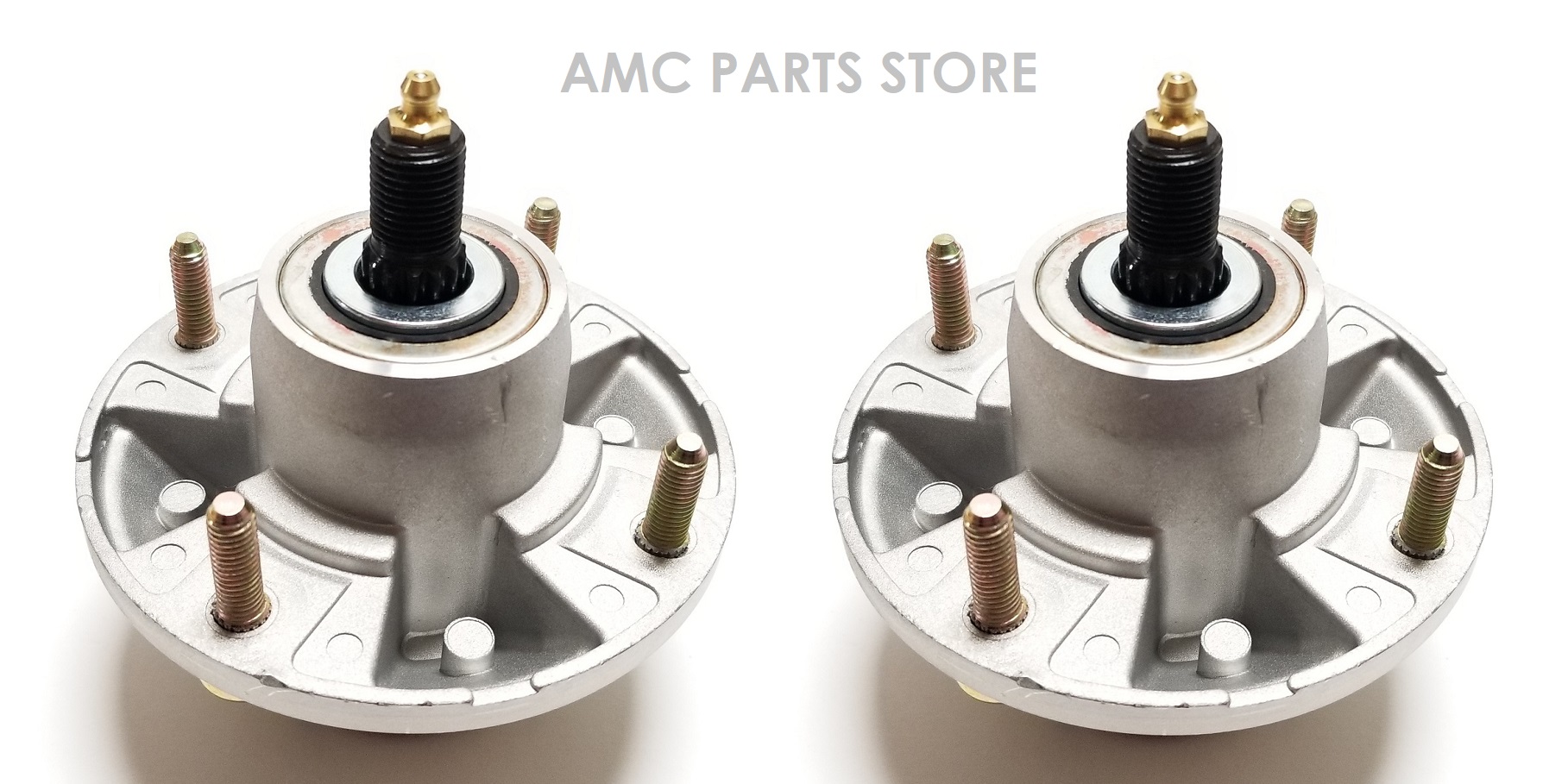 2 Quality Spindles for John Deere: AM124498, AM131680, AM135349, AM144377 Fits John Deere GX255, GX325, GX335, GX345, GX355 & More